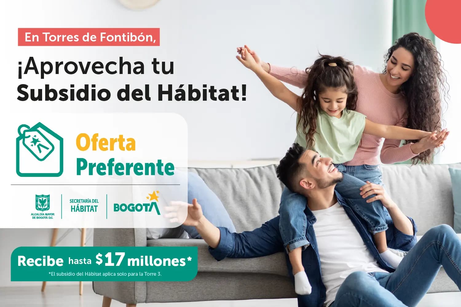 oferta preferente subsidio del habitat torres de fontibon